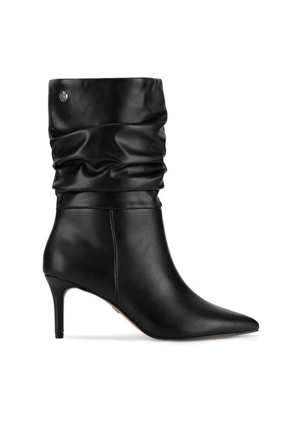 Nine West Botki WFA2786-1 Czarny. Kolor: czarny. Materiał: skóra