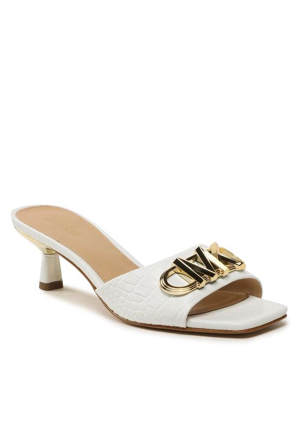 Klapki MICHAEL Michael Kors. Kolor: biały