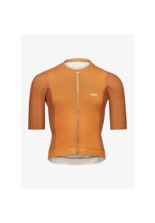 Koszulka kolarska męska POC Cadence Jersey. Kolor: pomarańczowy. Materiał: jersey. Sport: kolarstwo