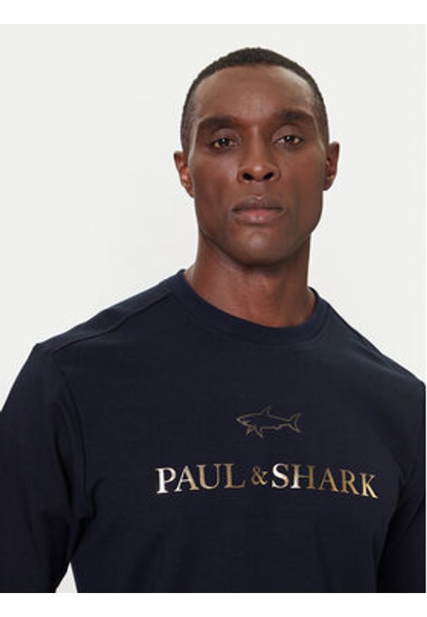 PAUL & SHARK - Paul&Shark Bluza 15311822 Granatowy Regular Fit. Kolor: niebieski. Materiał: bawełna