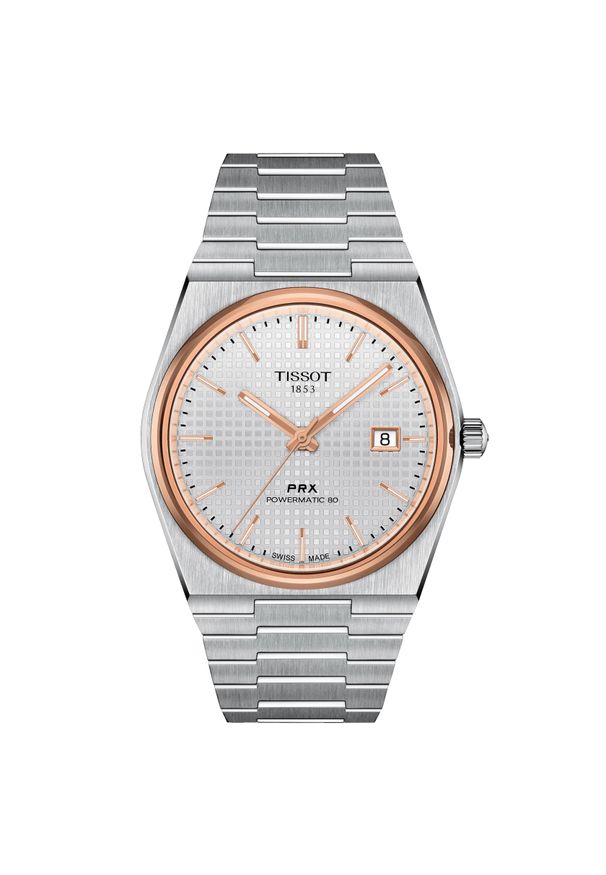 Zegarek Męski TISSOT Prx Powermatic 80 T-CLASSIC T137.407.21.031.00. Materiał: materiał. Styl: klasyczny, sportowy
