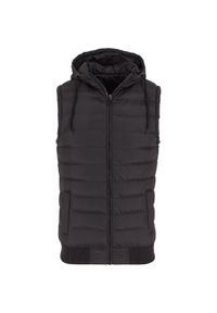 Urban Classics - Kurtka Urban Classic bubble hooded vet. Kolor: czarny #1