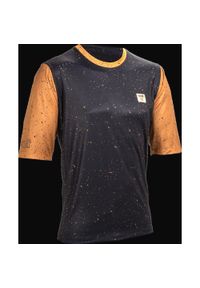 LEATT - Koszulka rowerowa męska Leatt Jersey MTB Enduro 3.0. Kolor: czerwony, wielokolorowy, brązowy. Materiał: jersey