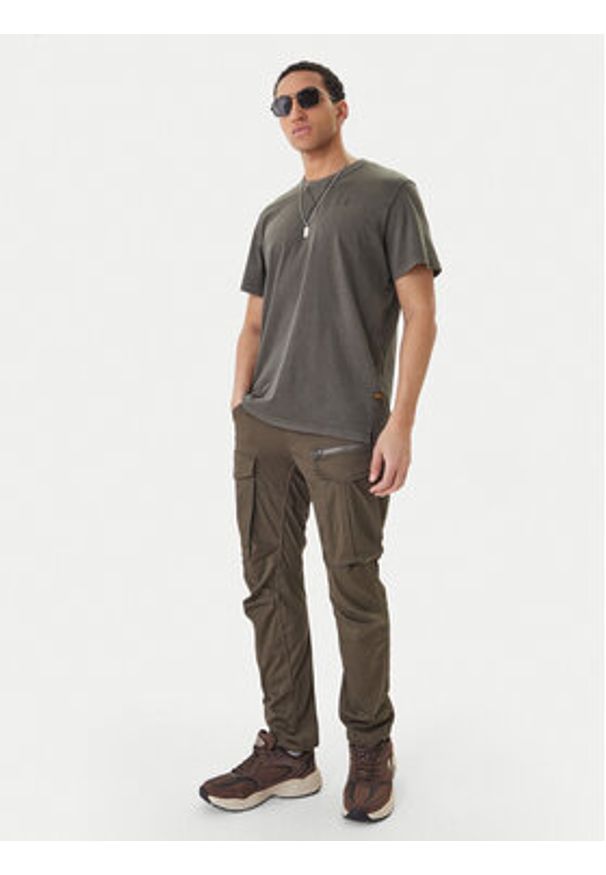 G-Star RAW - G-Star Raw T-Shirt Nifous D24449-2653 Szary Regular Fit. Kolor: szary. Materiał: bawełna