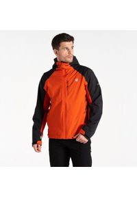 DARE 2B - Kurtka przeciwdeszczowa męska Mountain Series. Kolor: pomarańczowy. Materiał: tkanina, materiał. Sport: wspinaczka, turystyka piesza #1