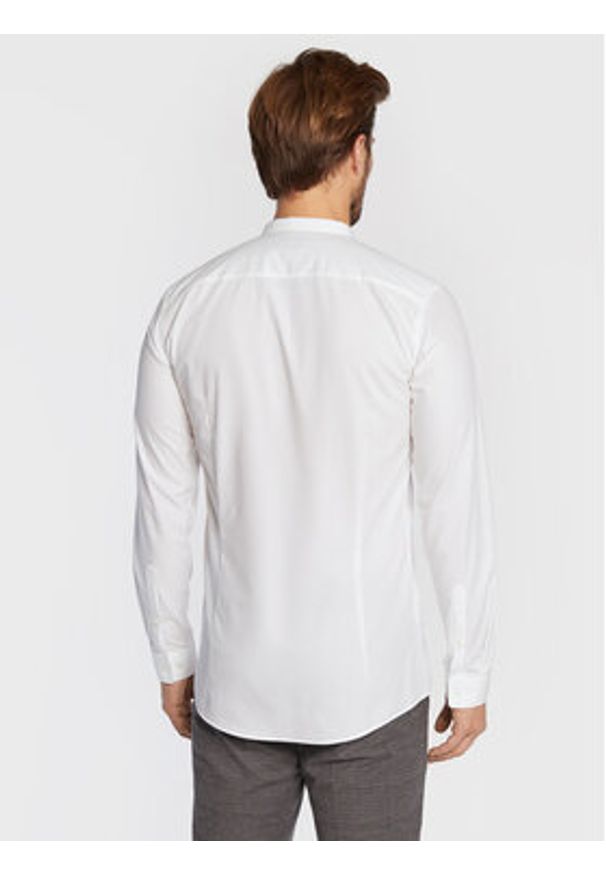 Hugo Koszula Enrique 50458109 Biały Extra Slim Fit. Kolor: biały. Materiał: bawełna