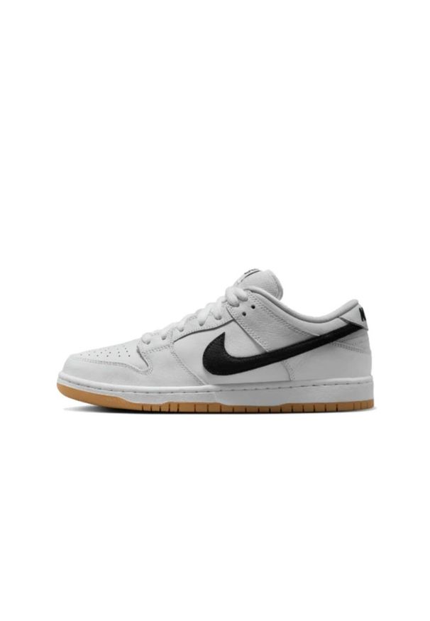 Buty dla dorosłych unisex Nike SB Dunk Low Pro ISO White Gum. Kolor: szary. Materiał: guma