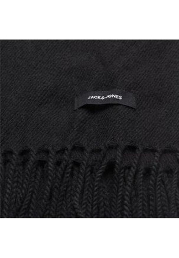 Jack & Jones - Jack&Jones Szalik 12140332 Czarny. Kolor: czarny. Materiał: syntetyk