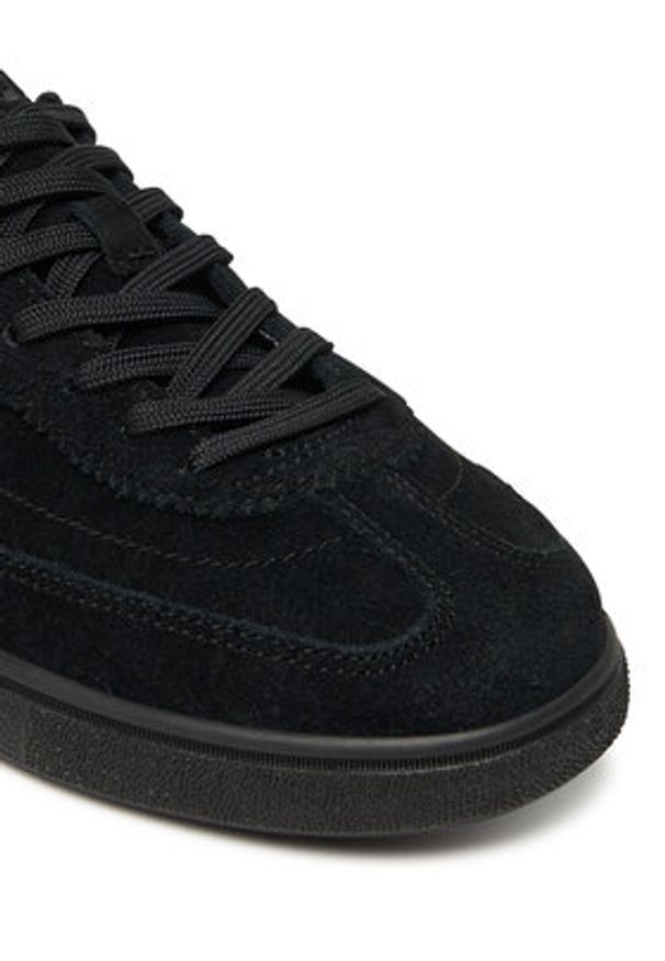 Polo Ralph Lauren Sneakersy Bedford 804975536004 Czarny. Kolor: czarny. Materiał: skóra, zamsz