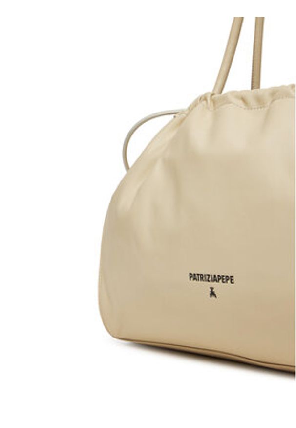 Patrizia Pepe Torebka 8B0248/L147 Écru. Materiał: skórzane
