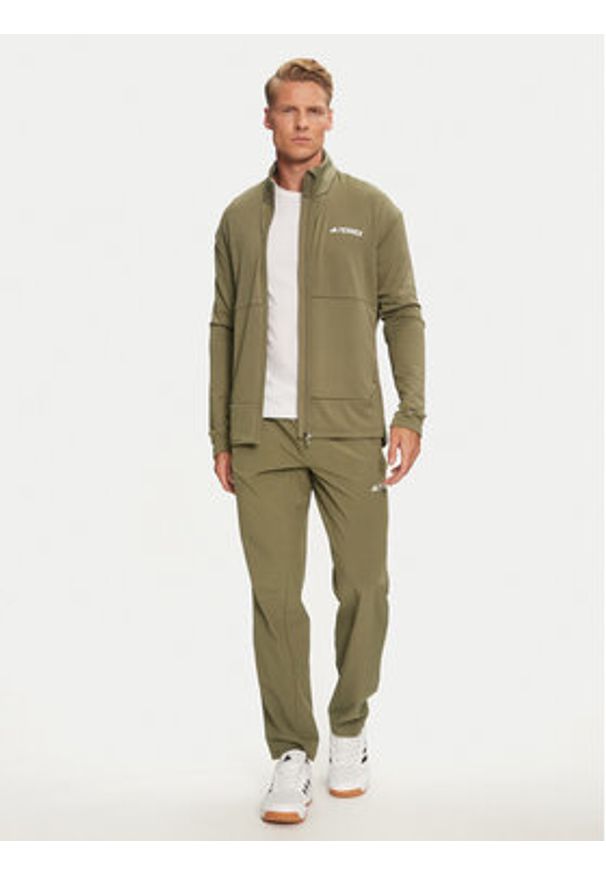 Adidas - adidas Bluza techniczna Terrex Multi Light IQ3742 Zielony Slim Fit. Kolor: zielony. Materiał: syntetyk