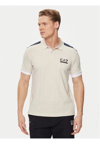 EA7 Emporio Armani Polo 3DPF26 PJ04Z 1946 Szary Regular Fit. Typ kołnierza: polo. Kolor: szary. Materiał: bawełna