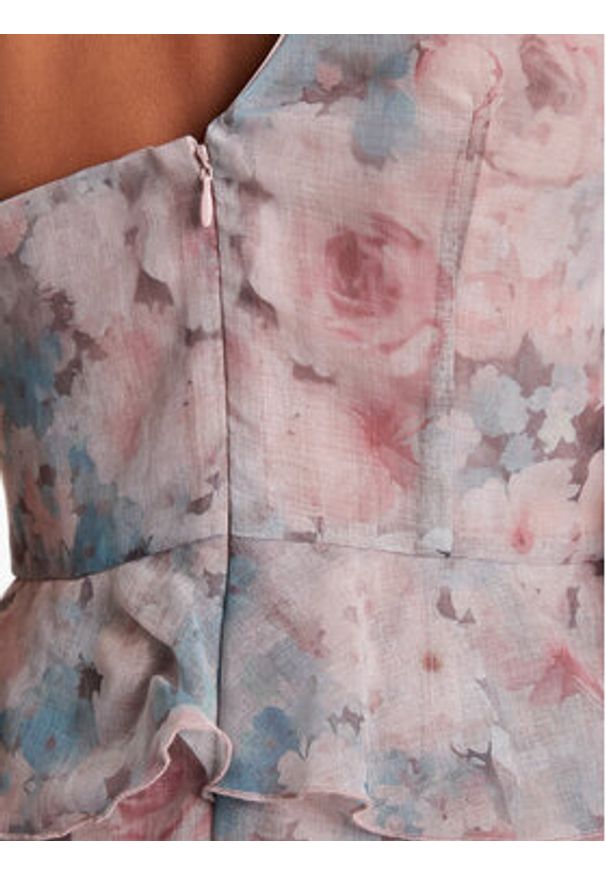 Vero Moda Sukienka koktajlowa Sabrina 10343819 Kolorowy Regular Fit. Materiał: syntetyk. Wzór: kolorowy. Styl: wizytowy
