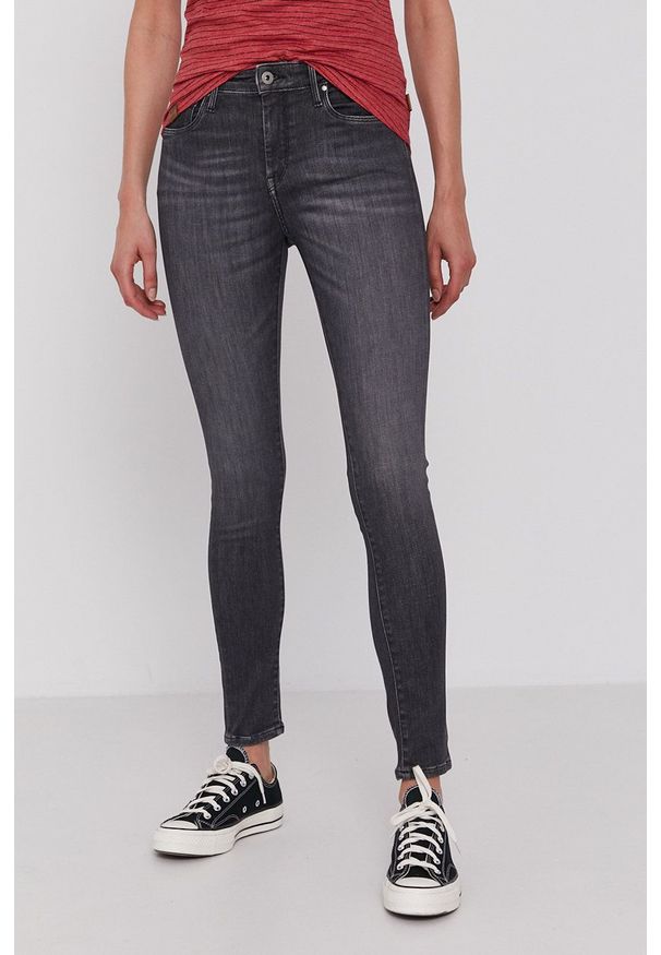 Pepe Jeans - Jeansy Zoe. Kolor: szary