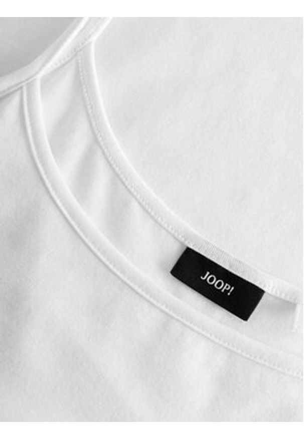 JOOP! Top 30042651 Biały Regular Fit. Kolor: biały. Materiał: bawełna