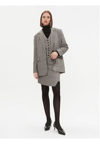 DKNY Spódnica mini P3GNTU82 Szary Regular Fit. Kolor: szary. Materiał: syntetyk #4