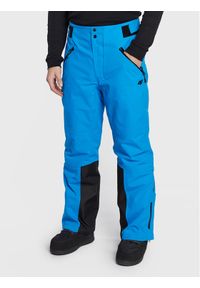 4f - 4F Spodnie narciarskie H4Z22-SPMN006 Niebieski Regular Fit. Kolor: niebieski. Materiał: syntetyk. Sport: narciarstwo #1