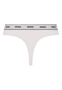 Hugo - HUGO Komplet 3 par stringów 50480150 Biały. Kolor: biały. Materiał: bawełna #5