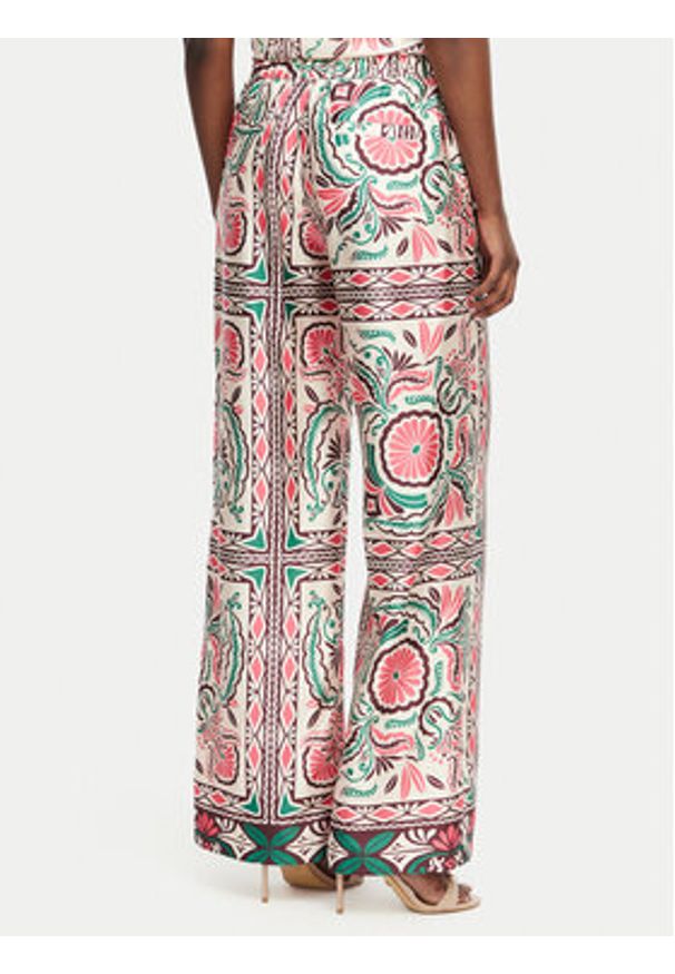 Morgan Spodnie materiałowe 261-PARA.F Kolorowy Wide Leg. Materiał: syntetyk. Wzór: kolorowy