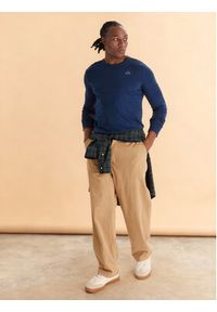 Robe di Kappa Longsleeve 631189W Niebieski Slim Fit. Kolor: niebieski. Materiał: bawełna. Długość rękawa: długi rękaw #5