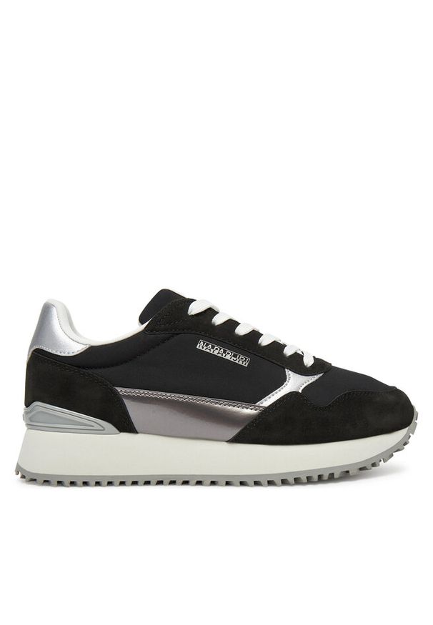 Sneakersy Napapijri. Kolor: czarny. Obcas: na platformie