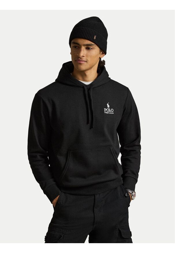 Polo Ralph Lauren Bluza 710B14661006 Czarny Regular Fit. Typ kołnierza: polo. Kolor: czarny. Materiał: bawełna