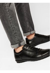 Geox Półbuty U Symbol A U74A5A 00043 C9999 Czarny. Kolor: czarny. Materiał: skóra #4