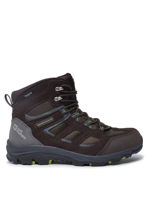 Jack Wolfskin Trekkingi Vojo 3 Texapore Mid M 4042462 Brązowy. Kolor: brązowy. Materiał: skóra, zamsz. Sport: turystyka piesza