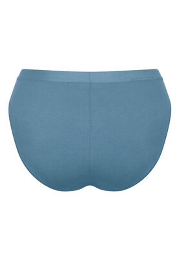 Sloggi Figi klasyczne Ever Ease 10219658 Niebieski. Kolor: niebieski. Materiał: bawełna