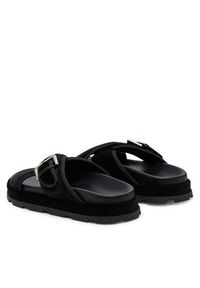 Pollini Klapki SA28094G1MTP0000 Czarny. Kolor: czarny. Materiał: materiał #5