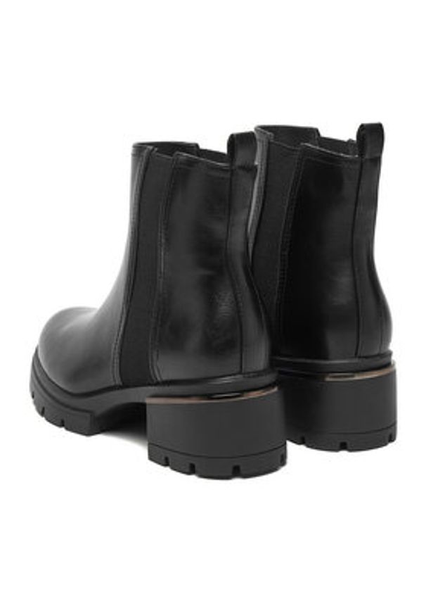 Jenny - JENNY Botki CEO-24F597-1 Czarny. Kolor: czarny. Materiał: materiał, syntetyk