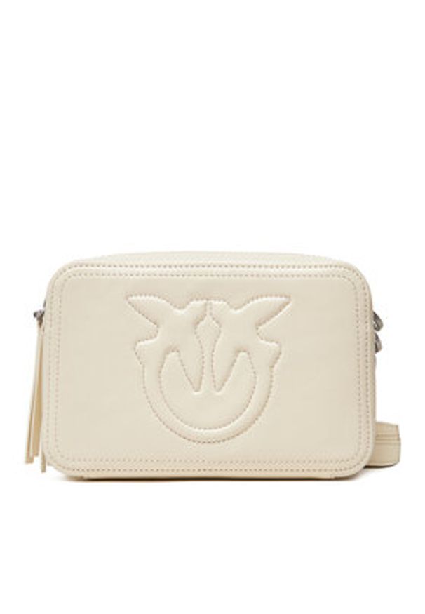 Pinko - PINKO Torebka Carrie Camera Bag Classic PE 25 PLTT 104336 A26J Écru. Materiał: skórzane