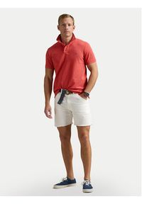 Polo Ralph Lauren Polo 710536856443 Czerwony Slim Fit. Typ kołnierza: polo. Kolor: czerwony. Materiał: bawełna #5