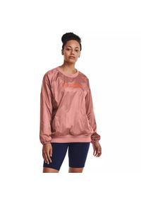 Bluza damska Under Armour Recover Woven Shine Crew. Kolor: pomarańczowy #1