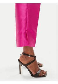 Babylon Spodnie materiałowe U_S0556B Różowy Slim Fit. Kolor: różowy. Materiał: syntetyk #3