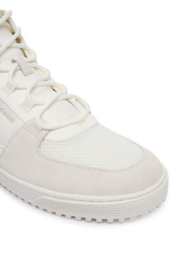 Emporio Armani Sneakersy EM004840 AF24321 M0360 Biały. Kolor: biały. Materiał: skóra