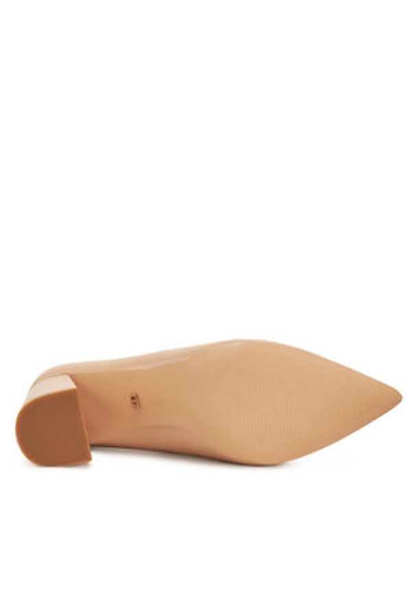 DeeZee Czółenka KB-008 Beżowy. Kolor: beżowy. Materiał: skóra