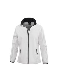 RESULT - Ocieplana Damska Softshell. Kolor: biały, wielokolorowy, czarny. Materiał: softshell
