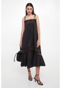 Twinset Milano - Sukienka midi TWINSET. Długość: midi