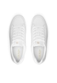 Lauren Ralph Lauren Sneakersy Hailey 802904467001 Biały. Kolor: biały. Materiał: skóra #4