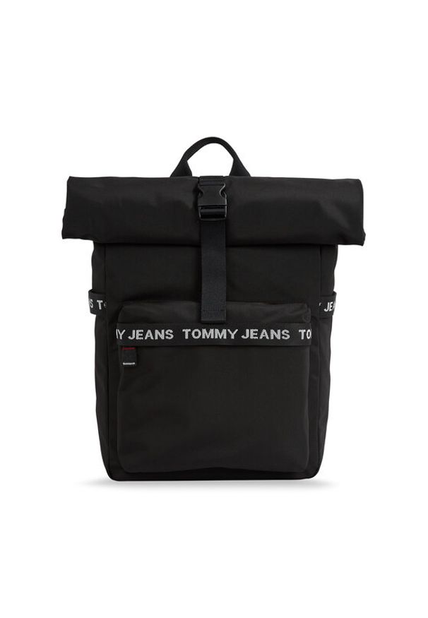 Tommy Jeans Plecak Essential Rolltop AM0AM11515 Czarny. Kolor: czarny