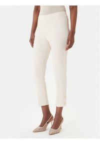 Rinascimento Spodnie materiałowe CFC0128641003 Beżowy Slim Fit. Kolor: beżowy. Materiał: materiał #1