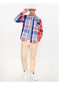 Tommy Jeans Koszula DM0DM16605 Kolorowy Regular Fit. Materiał: bawełna. Wzór: kolorowy #5