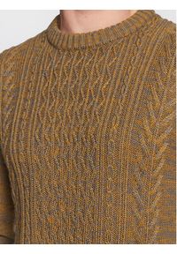 Blend Sweter 20714632 Brązowy Regular Fit. Kolor: brązowy. Materiał: syntetyk #4