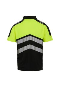 Regatta - Koszulka Polo Męska HiVis. Typ kołnierza: polo. Kolor: żółty, wielokolorowy, czarny