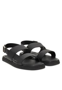 Calvin Klein Sandały Back Strap W/ Buckle HM0HM01736 Czarny. Kolor: czarny. Materiał: skóra #6
