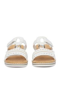 Rieker Klapki CEO-V0636-80 Biały. Kolor: biały. Materiał: materiał #5