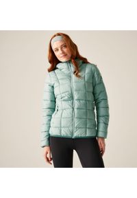 Regatta - Kurtka damska przejściowa ocieplana Asper. Kolor: zielony. Materiał: puch, syntetyk. Sport: turystyka piesza #1