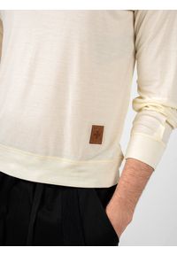 Bally Longsleeve "Turtle-Neck" | 6235776 | Mężczyzna | Żółty, Kremowy. Okazja: na co dzień. Typ kołnierza: golf. Kolor: wielokolorowy, kremowy, żółty. Materiał: lyocell, kaszmir. Długość rękawa: długi rękaw. Wzór: aplikacja. Styl: casual #7