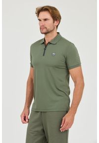 EA7 Emporio Armani - EA7 Zielona męska koszulka polo, Rozmiar XL. Typ kołnierza: polo. Kolor: zielony #5